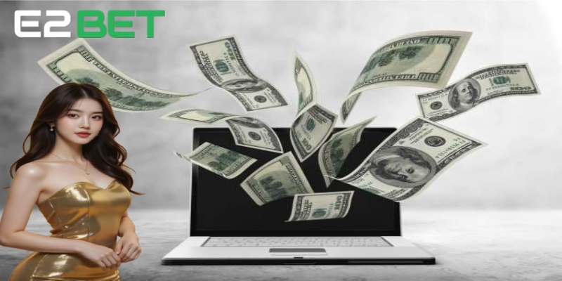 Rút tiền tài khoản ngân hàng E2BET an toàn, dễ thực hiện